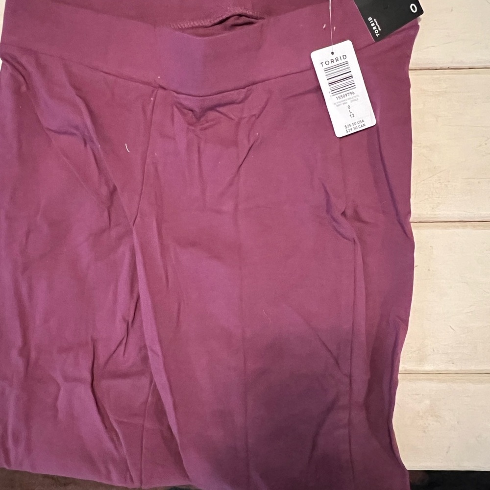 Torrid mauve leggings, NWT size 0